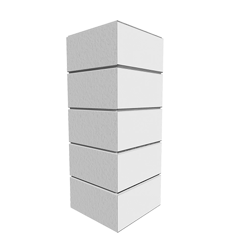 Bosaj decorativ de colt din polistiren EPS/XPS pentru fatade