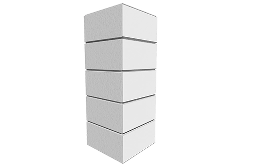 Glosar 9 Bosaj decorativ de colt din polistiren EPS/XPS pentru fatade
